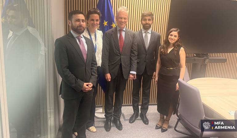 Meeting of the Deputy Foreign Minister of Armenia with the Director-General for Enlargement and Eastern Neighbourhood of the European Commission