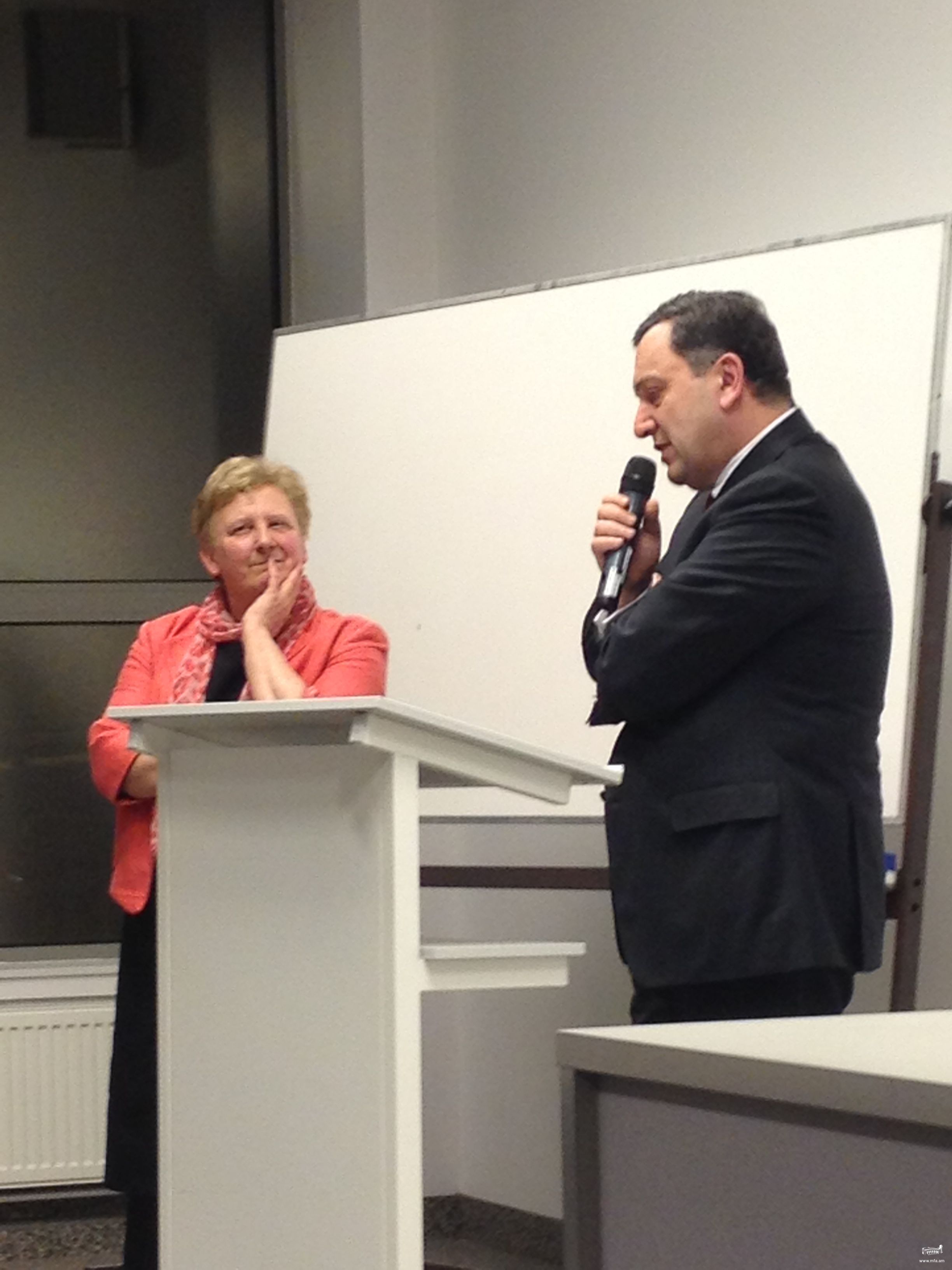 Ambassador Adonts lecture KU Leuven