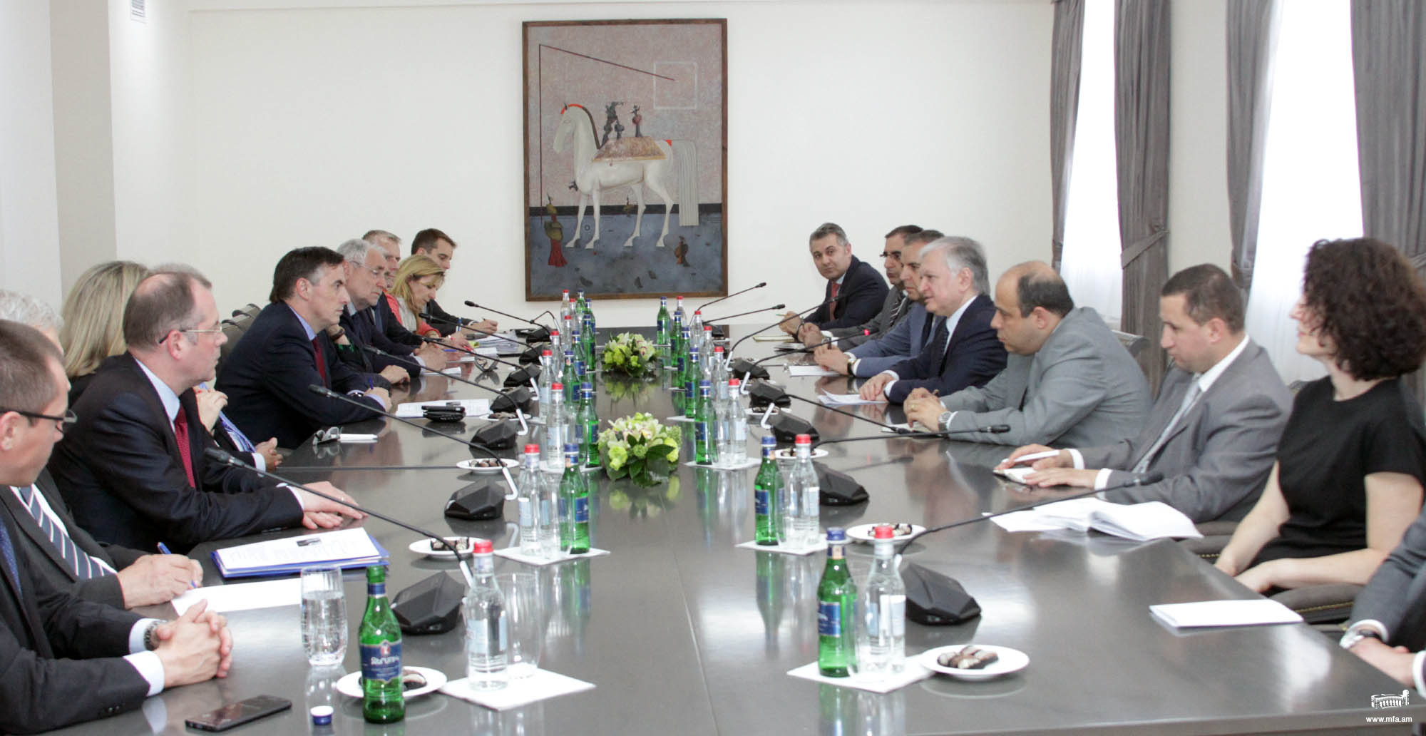 Head of Ministry of Foreign Affairs of Armenia received the Chairman of the European Parliament Foreign Affairs Committee