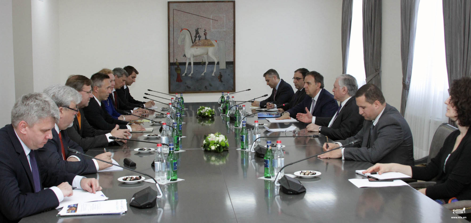 Edward Nalbandian received Special Envoys for EU Eastern Partnership