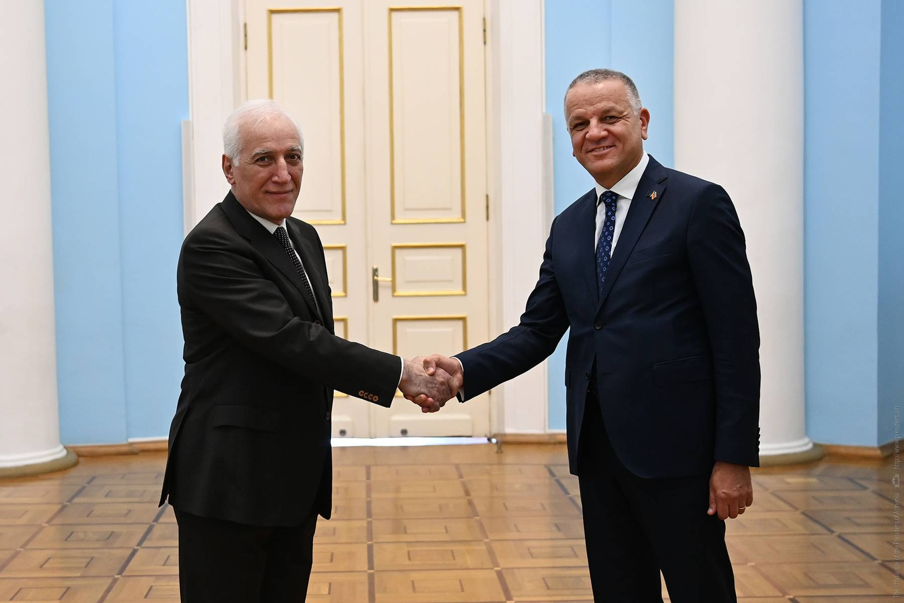 Vassilis Maragos, Ambassador Extraordinary and Plenipotentiary, Head of the Delegation of the European Union to Armenia, presented his credentials to President Vahagn Khachaturyan