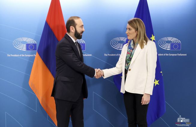 Meeting of the Minister of Foreign Affairs of Armenia with the President of the European Parliament