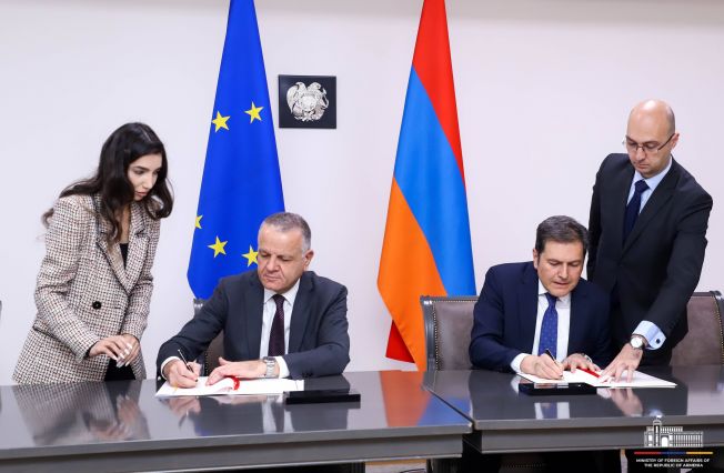 ՀՀ արտաքին գործերի նախարարությունում ստորագրվել է «ՀՀ և ԵՄ միջև Հայաստանում ԵՄ առաքելության կարգավիճակի վերաբերյալ» համաձայնագիրը