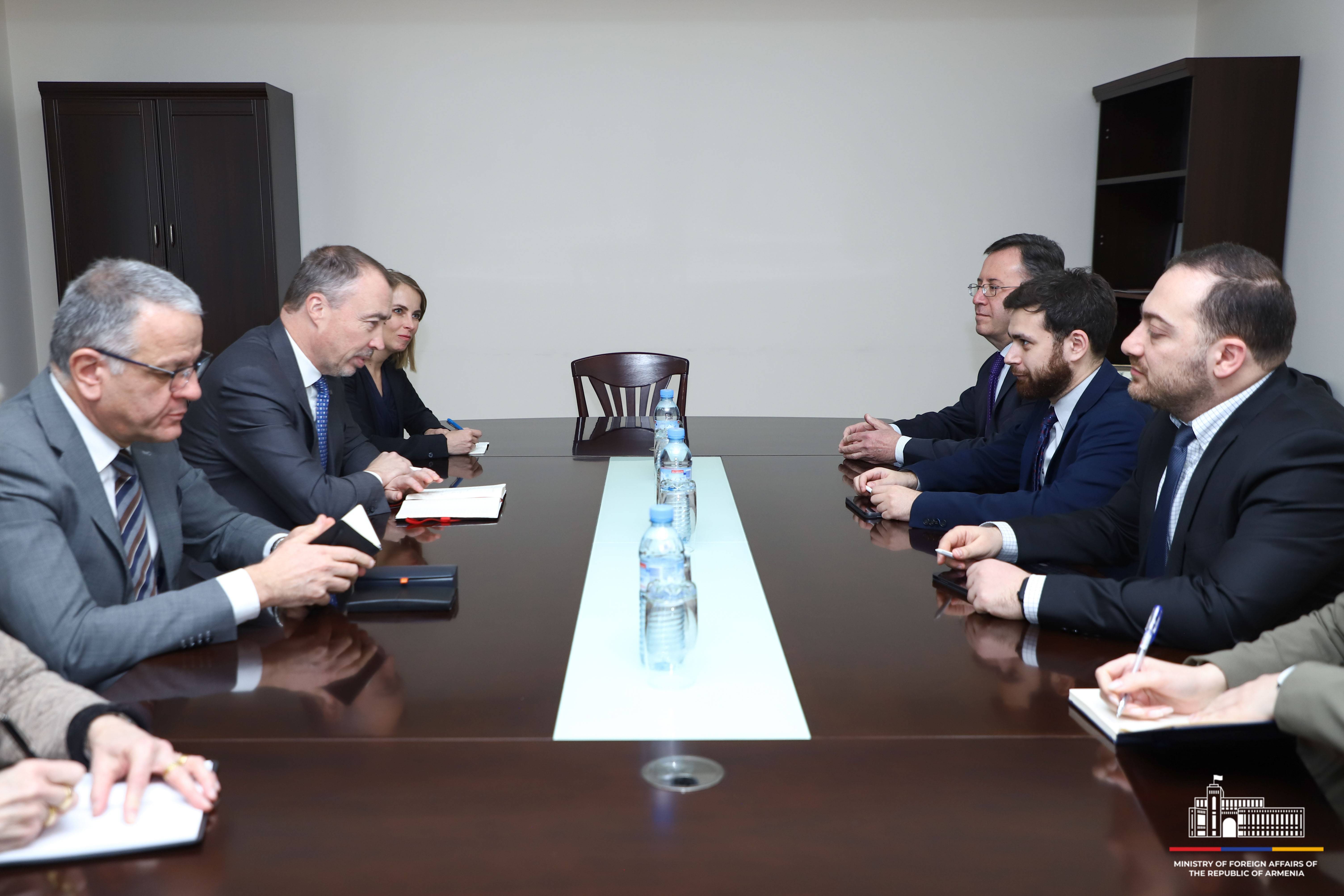 The meeting of the Deputy Minister of Foreign Affairs of Armenia with the delegation headed by the EU Special Representative for the South Caucasus and the crisis in Georgia