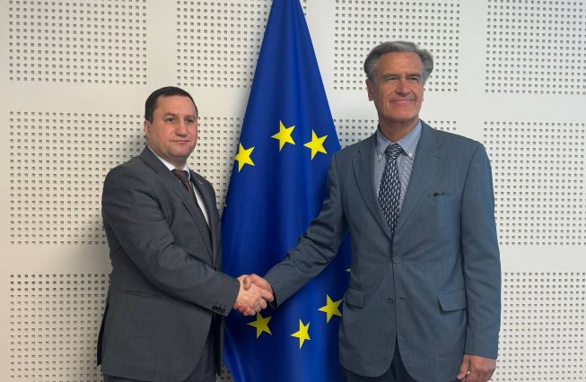 Meeting between Ambassador Tigran Balayan and Member of the European Parliament Juan Fernando López Aguilar