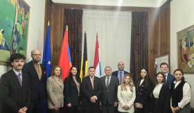 Armenian State Officials on a Study Visit to Brussels Hosted by the Mission of Armenia